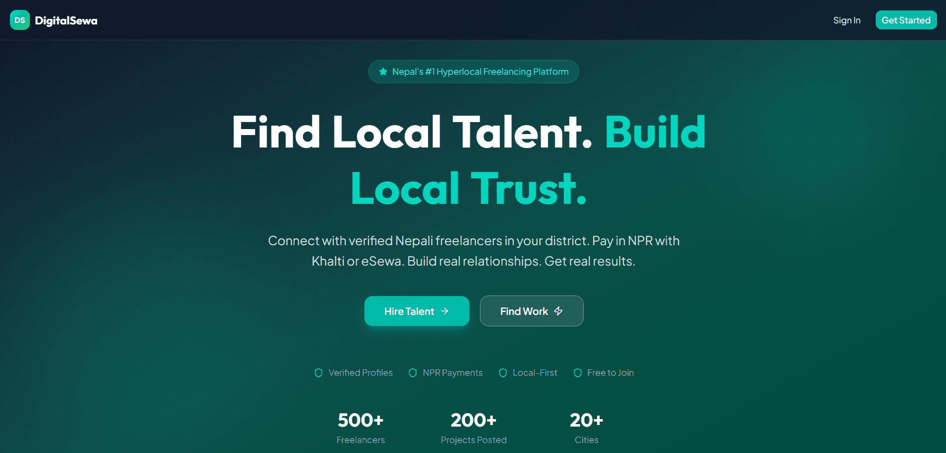 Digital Sewa product screenshot